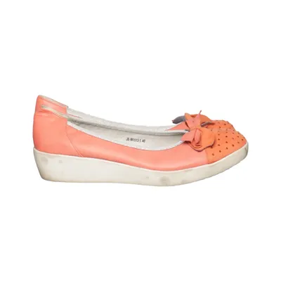 Wedges (Orange) from Ella Cruz Leather