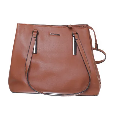 Handväska (Brun) från David Jones Polyuretan