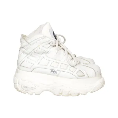Baskets (Blanc) de Buffalo Cuir, Polyester