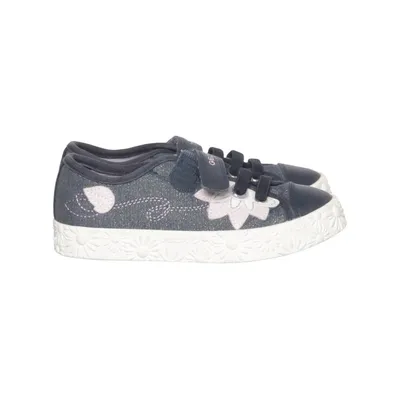 Chaussures en toile (Bleu, Blanc, Violet) de Geox Cuir
