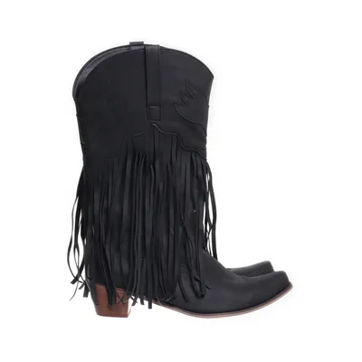 Cowboylaarzen (Zwart)