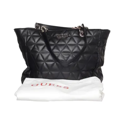Sac à main (Noir) de Guess Coton, Polyester, Polyuréthane