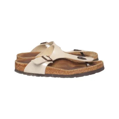 Teenslippers (Gizeh) van Birkenstock Leer