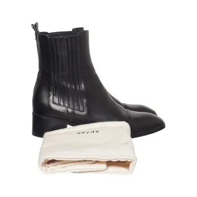 Chelsea boots (Sort) fra Aeyde Læder