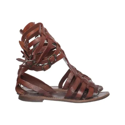 Sandales gladiateur (Marron) de Brooks Brothers Cuir