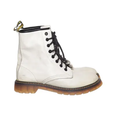 Veterlaarzen (Wit, Zwart) van Dr. Martens
