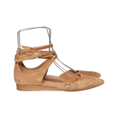 Ballet flats (Brown) from What For