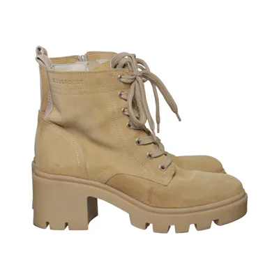 Bottes à lacets (Beige) de Bullboxer
