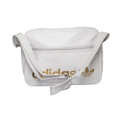 Skuldertaske (Hvid, Guld) fra Adidas Originals Polyester, Polyurethan