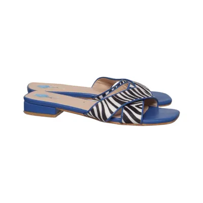Sandals (Blue, Black, White) from Vera Blum