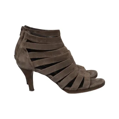 Sandales à talons hauts (Gris) de Halmanera Daim