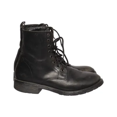 Laced boots (Black) from Rizzo Leather