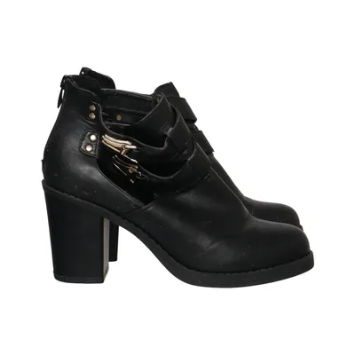 Laarzen met hak (Zwart) van Vox Shoes Leer