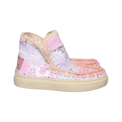 Bottines (Rose, Argent, Multicolore) de Mou