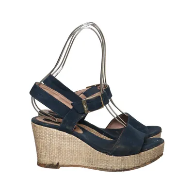 Wedges (Black, Beige) from Cuplé Leather