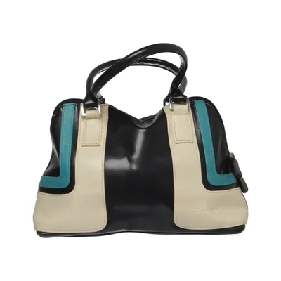 Handtasche (Schwarz, Beige, Blau) von Daniel Ray
