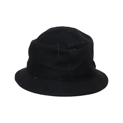 Bucket hat (Zwart) van Globetrotter Viscose, Wol