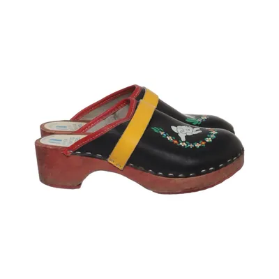 Clogs (Black, Multicolored) from Svensk Fotriktig Trätoffel