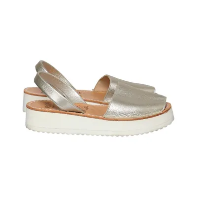 Sandals (Silver) from Ria Menorca Leather