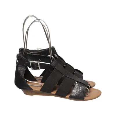 Sandales gladiateur (Noir) de Pepper