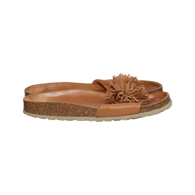 Mules (Marron) de Verbenas Cuir