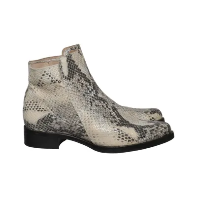 Ankle boots (Gray, Beige, Black) from Cobler Leather