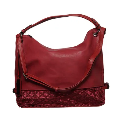 Shoulder-bag (Red) from Dudlin Polyester, Polyurethane