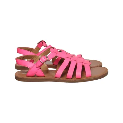 Sandales (Rose, Marron) de Pom d'Api Cuir