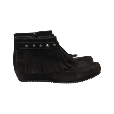 Bottines en daim (Noir) de Vox Shoes