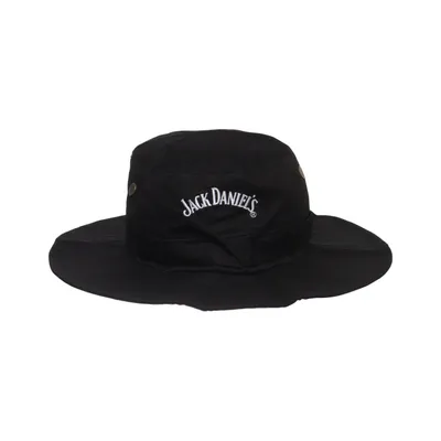 Bucket hat (Zwart) van Jack Daniels Katoen