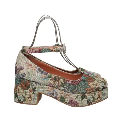 Hoge hakken (Beige, Meerkleurig) van Cider Polyester, Polyurethaan