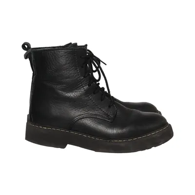 Laced boots (Black) from Schuhengel