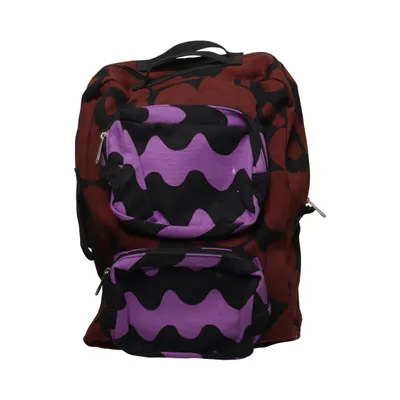 Rygsæk (Brun, Sort, Lilla) fra Marimekko Bomuld