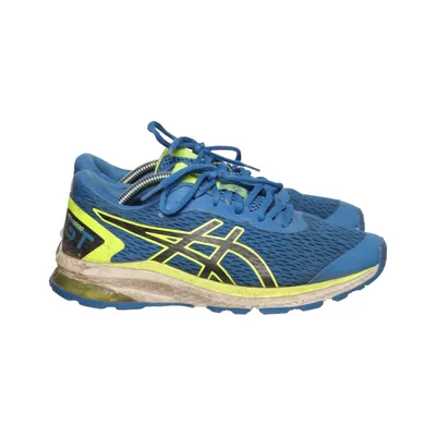 Running shoes (Blue, Yellow, Black) from Asics