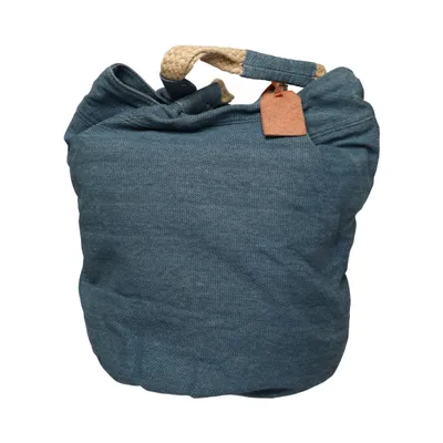 Canvas bag (Blue, Beige) from Sisley Cotton
