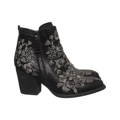 Bottes à talons (Noir, Gris) de Alma en Pena