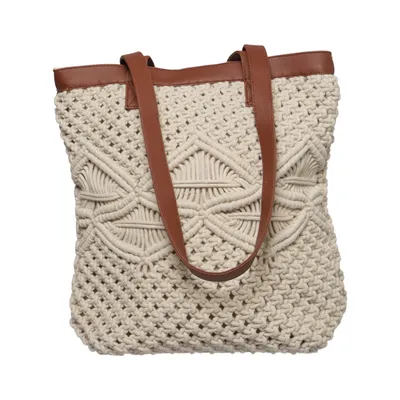 Strandtas (Beige, Bruin) van Bonprix Katoen