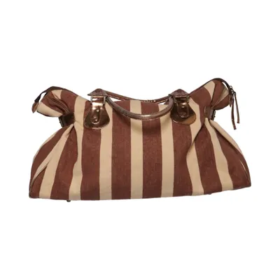Weekend bag (Brown, Beige) from Tie Rack Cotton, Polyester