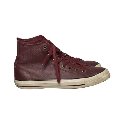 Sneakers (Red) from Converse Faux fur, Leather