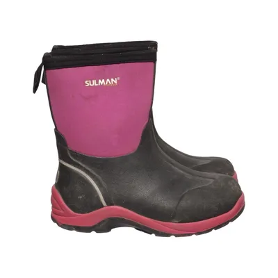 Low rubber boots (Black, Purple) from Sulman
