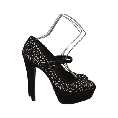 Hoge hakken (Zwart, Beige, Meerkleurig) van Never 2 Hot Leer