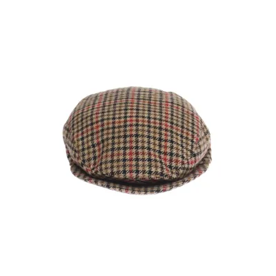 Flat cap (Brun, Flerfärgad) från Wigens