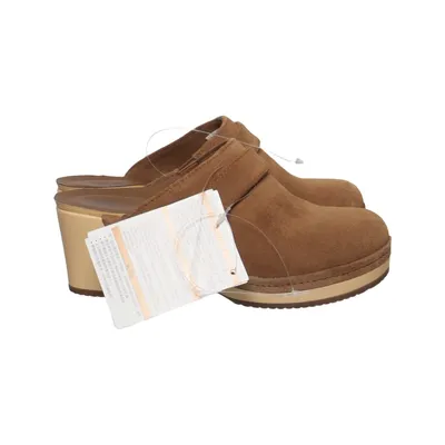 Clogs (Brown) from Crocs Leather