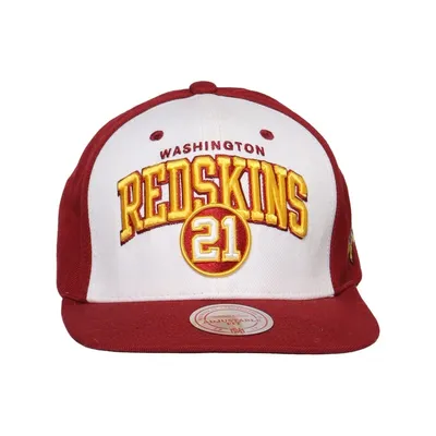Casquette de baseball (Rouge, Blanc, Jaune) de Mitchell & Ness Acrylique, Laine