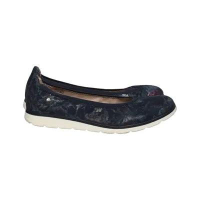 Ballet flats (Blue, Multicolored) from Footflexx Leather