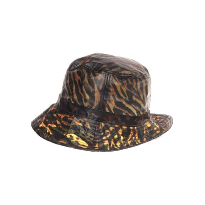 Buckethatt (Brun, Svart, Orange) från Ganni Polyuretan