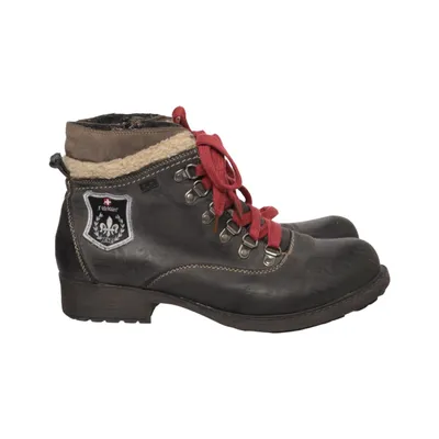 Laced boots (Black, Red) from Rieker