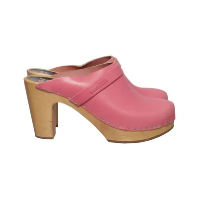 Clogs (Pink) von Swedish Hasbeens Leder