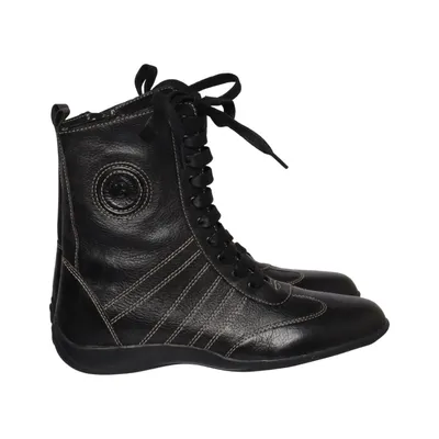Laced boots (Black) from Pollini