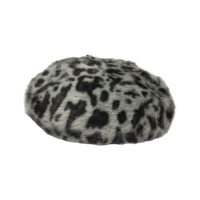 Béret (Gris, Noir) de Alfredo Pauly Angora, Nylon